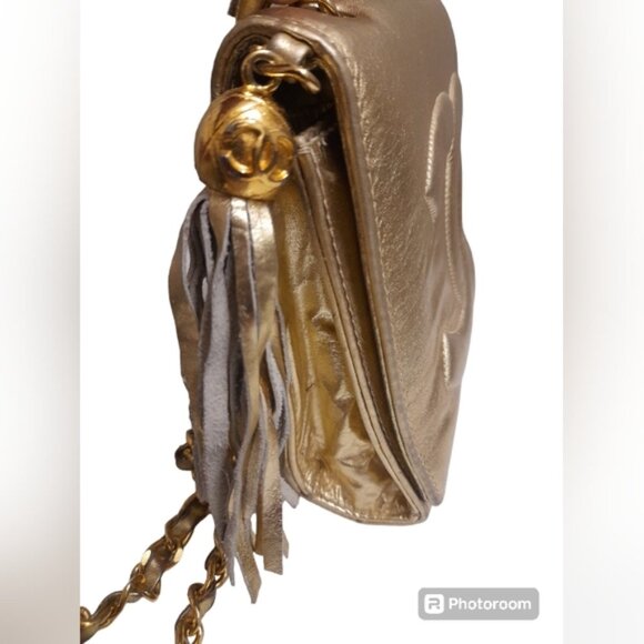 Crossbody Bag - Metallic Gold - CC -Style- - Picture 4 of 13